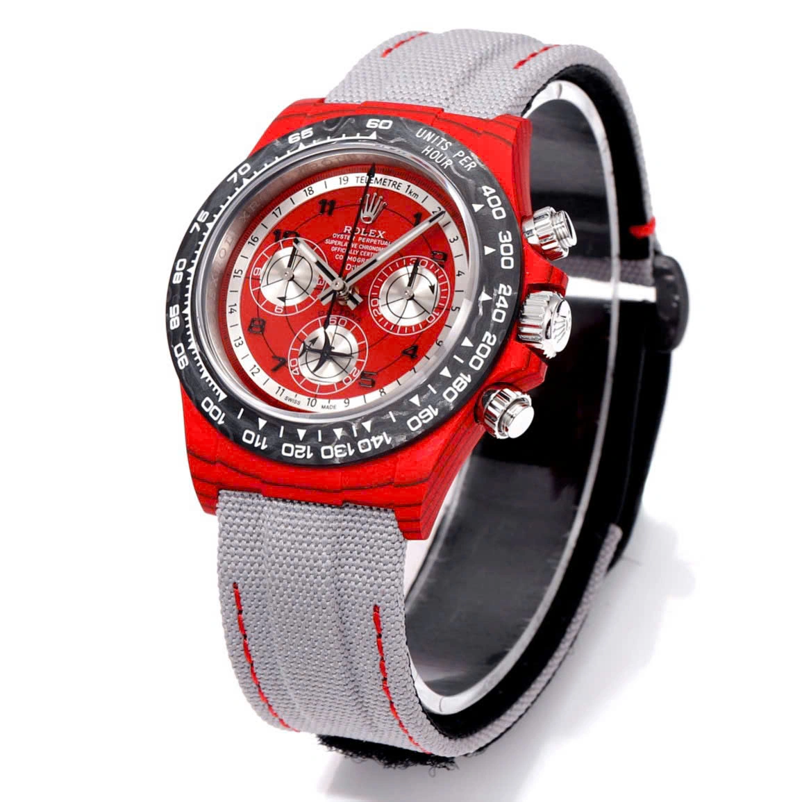 【Super Clone】Rolex Daytona DIW Carbon AVIA Red 40mm Replica 1:1 – Top Quality Version - Image 2