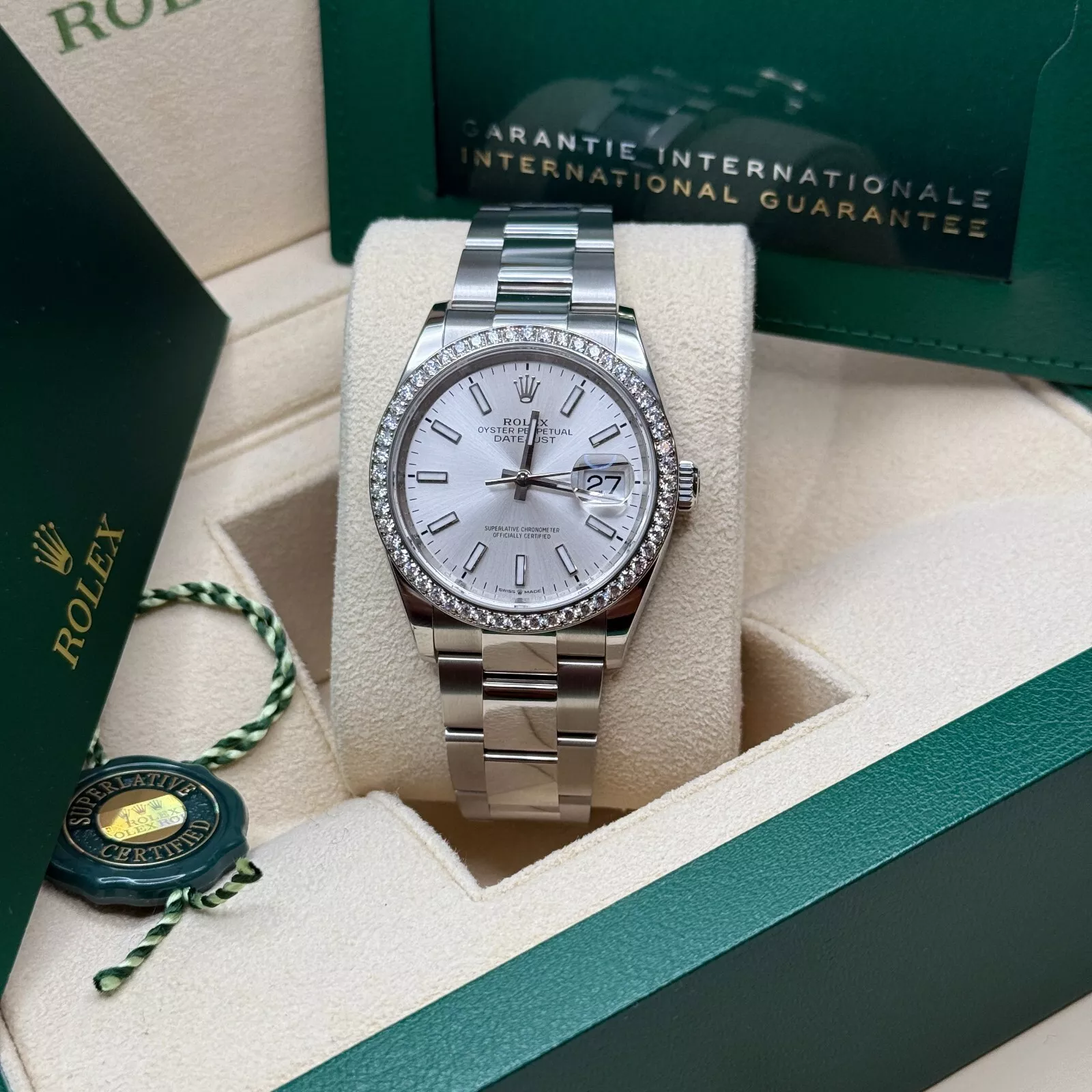 RLX Datejust 36mm 126284 Silver Dial Watch - Image 9