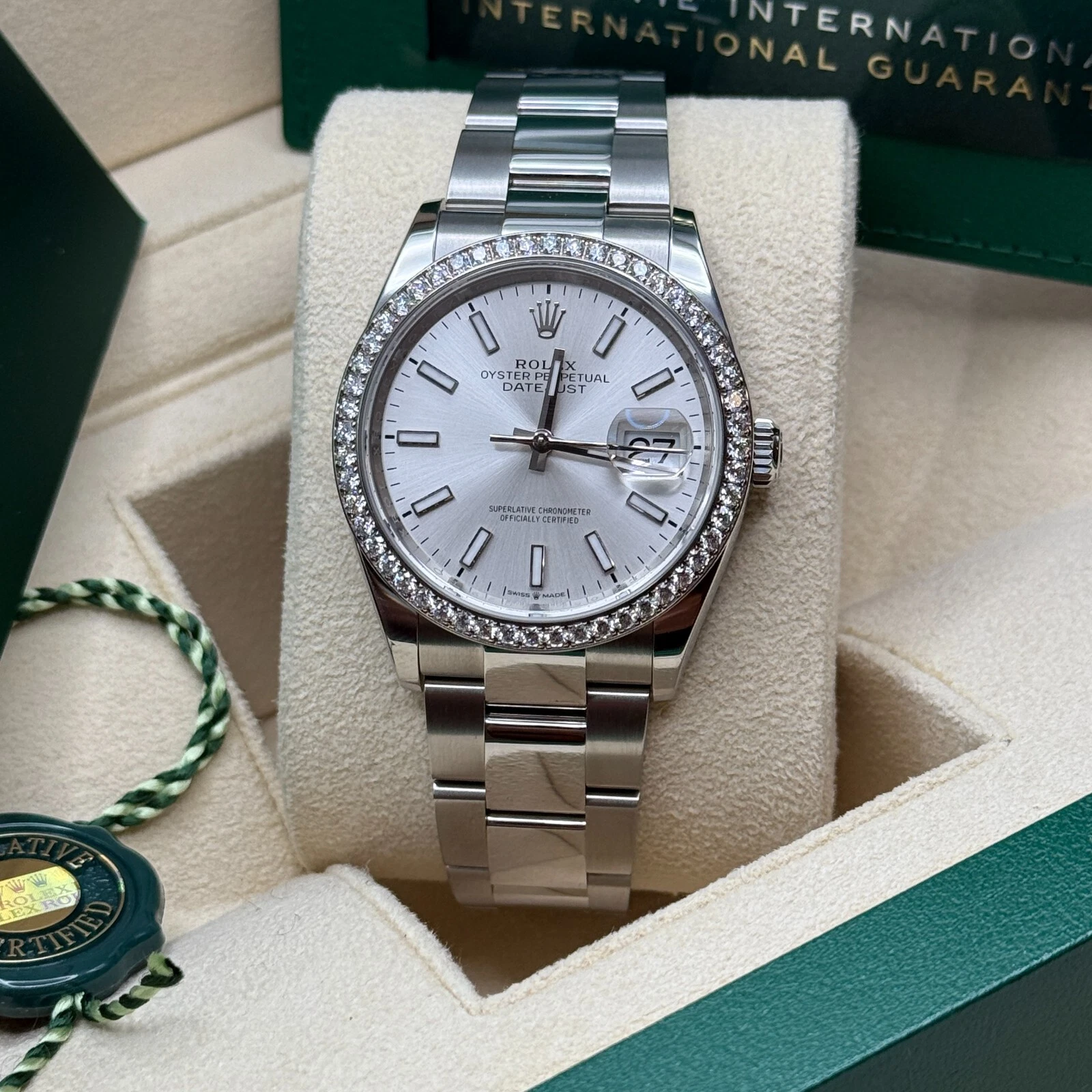 RLX Datejust 36mm 126284 Silver Dial Watch - Image 8