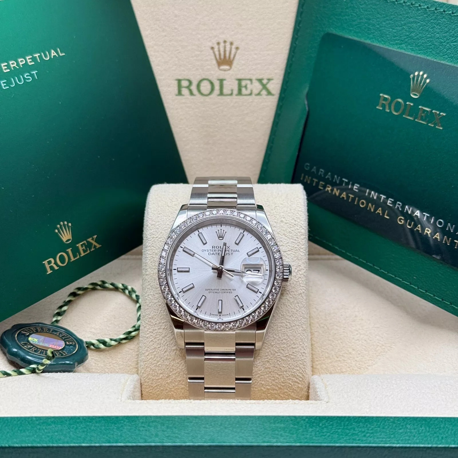 RLX Datejust 36mm 126284 Silver Dial Watch - Image 3