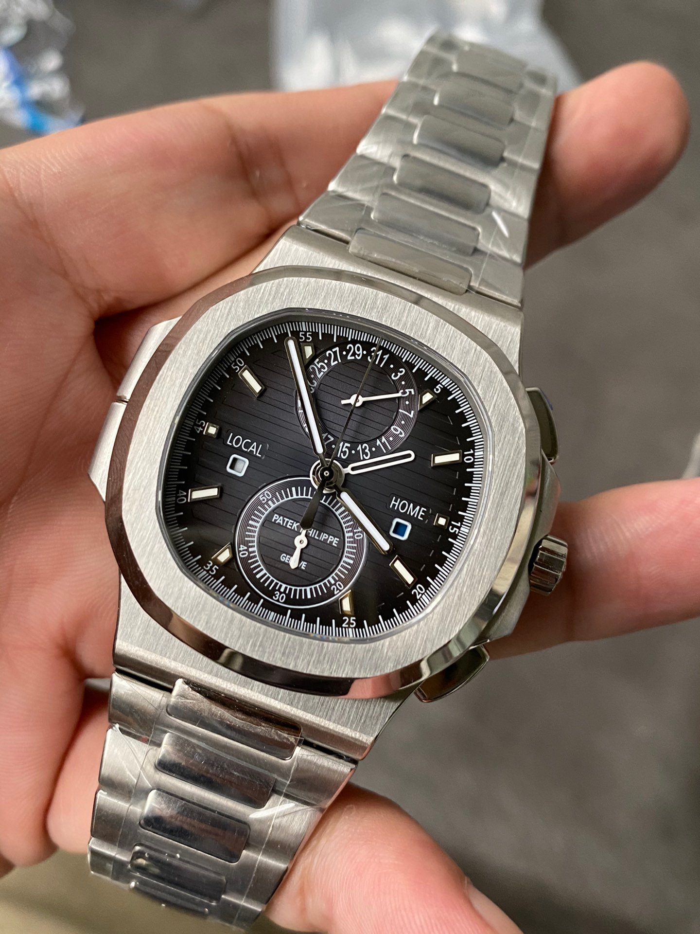 【Super Clone】Patek Philippe Nautilus Stainless Steel Black Dial 5990 1A 011 - Image 5