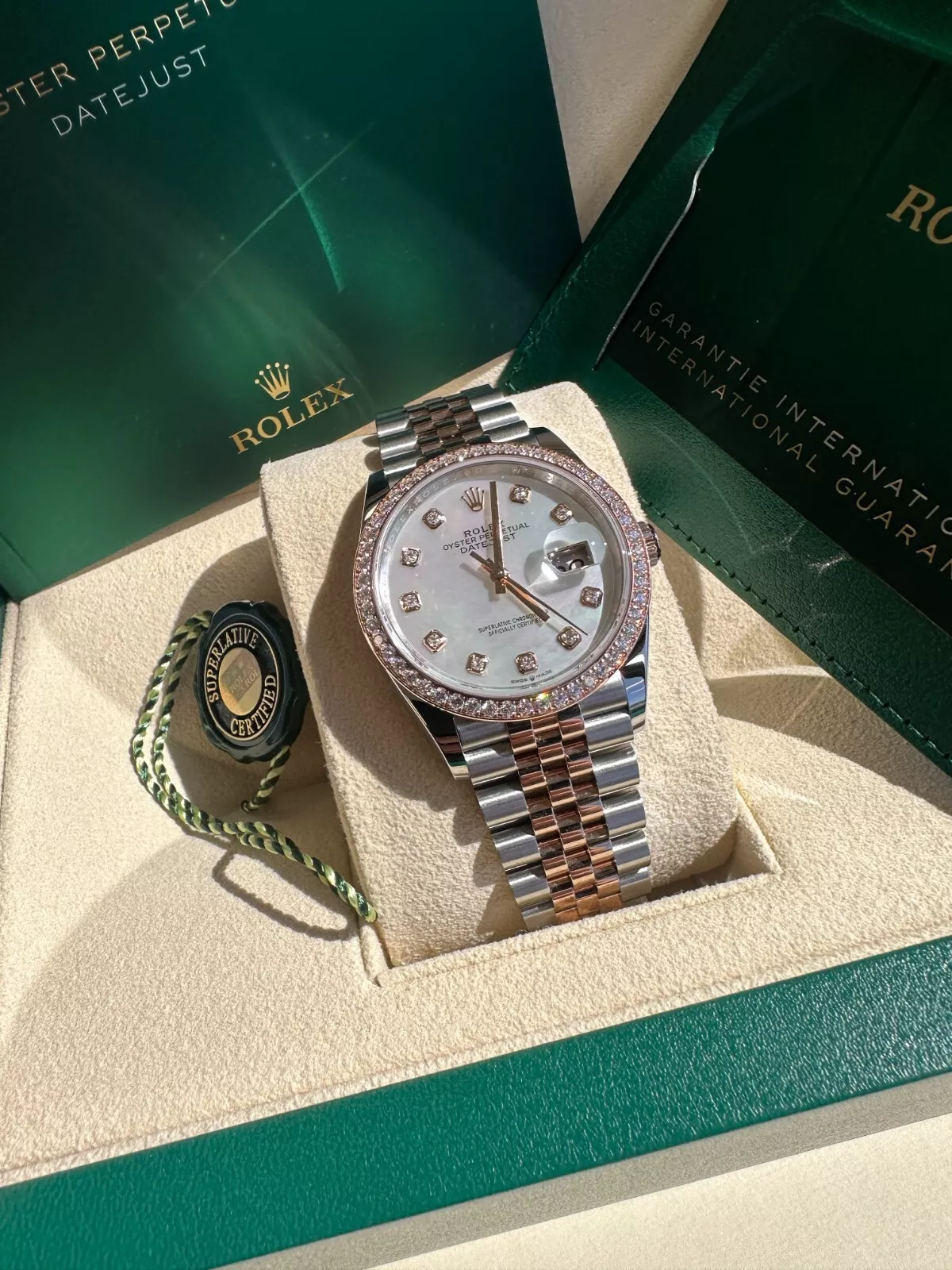 RLX Datejust 36mm 126281 Mother-of-Pearl Dial Jubilee Bracelet - Image 4