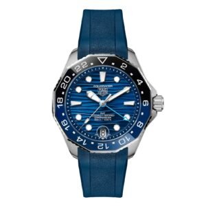 【Super Clone】TAG Heuer Aquaracer Professional 300 GMT 42mm Mens Watch Blue Rubber WBP5114.FT6259