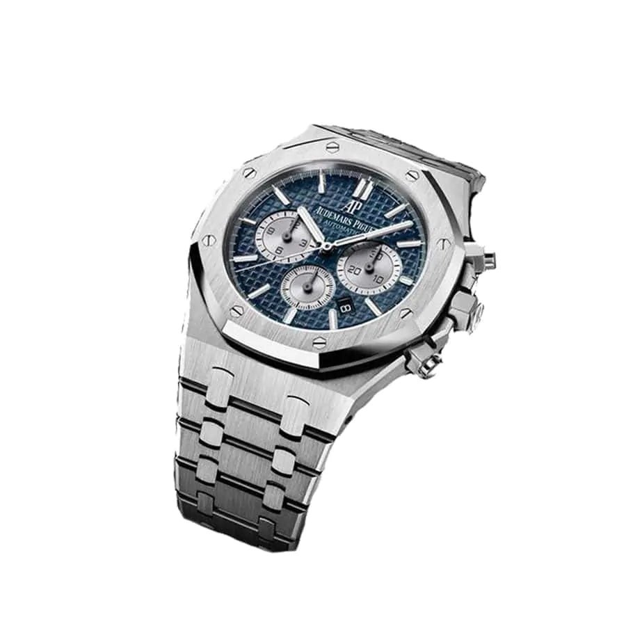【Super Clone】Audemars Piguet Royal Oak 41mm Blue Dial Stainless Steel Bracelet Men's Watch - Image 3