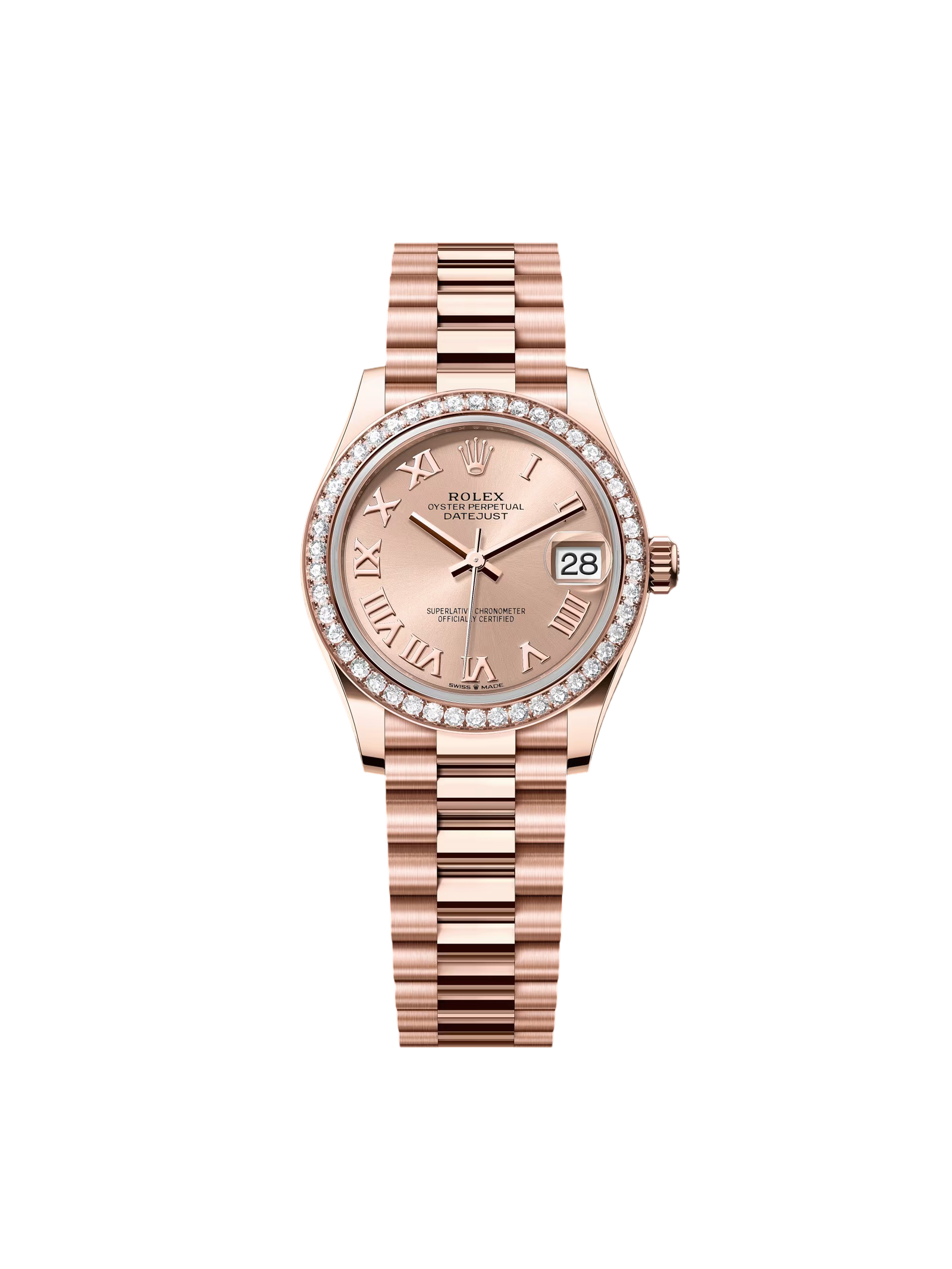 RLX Datejust m278285RBR-0029 Rosé Roman Dial 31mm