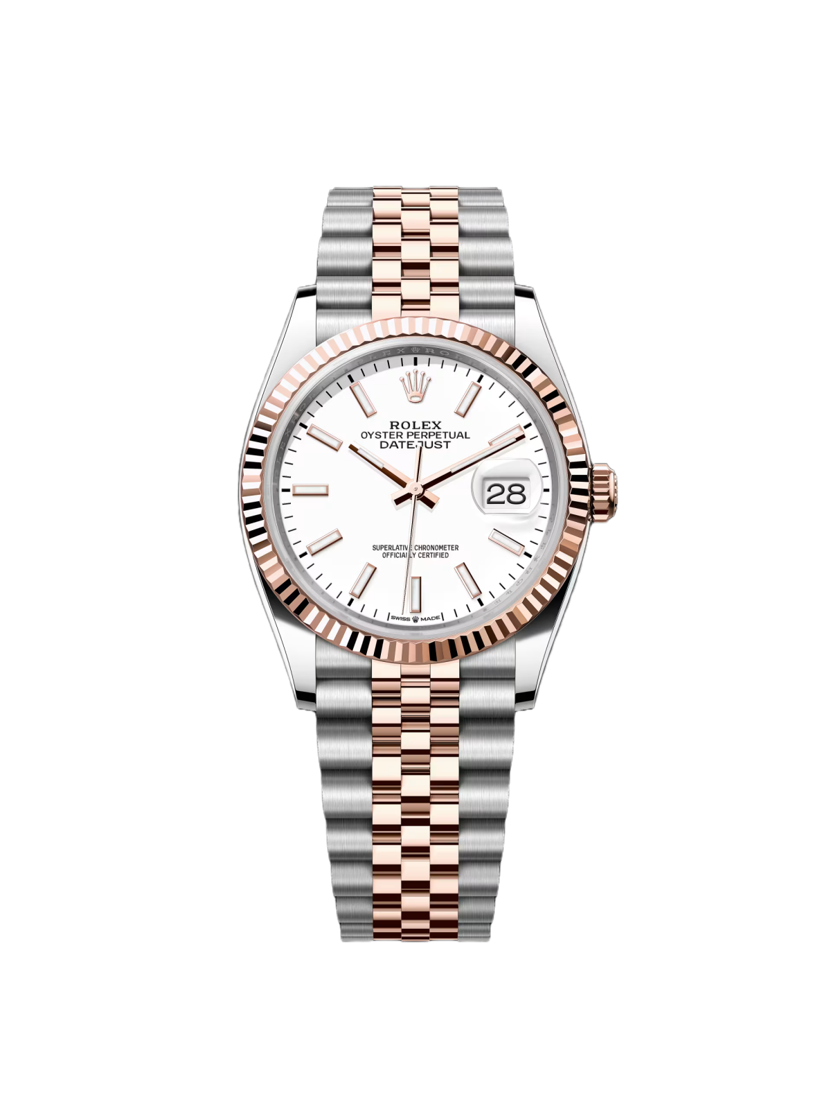 RLX Datejust 36mm 126231 White Dial Jubilee Bracelet