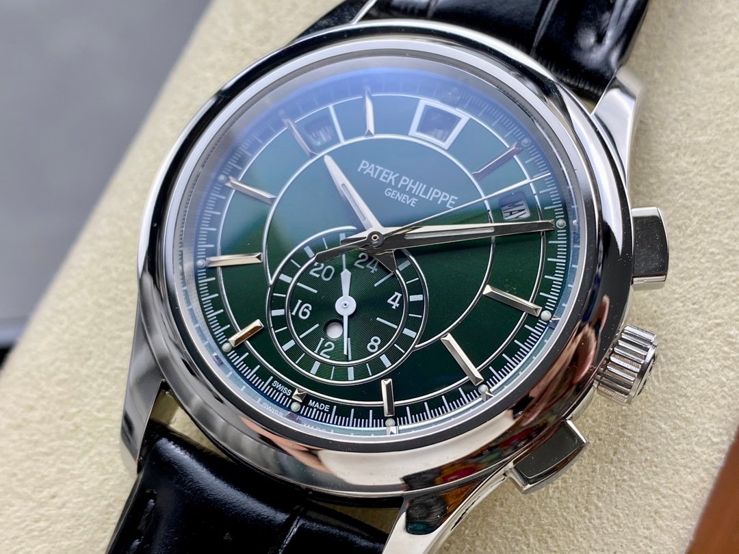 【Super Clone】Patek Phillippe Complications Platinum Limited Edition Annual Calendar 5905P 014 - Image 4
