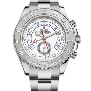 【Super Clone】Rolex Yacht Master II 116689 White Dial Platinum 44mm Mens Replica Watch