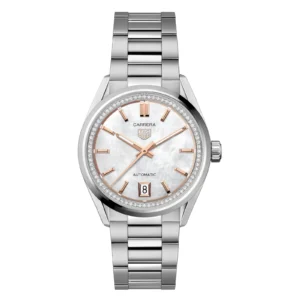 ćSuper ClonećTAG Heuer Carrera Date 36mm Ladies Watch Mother Of Pearl WBN231C.BA0001