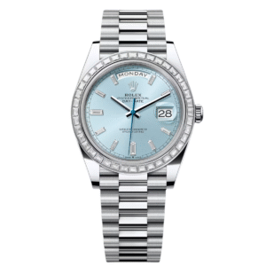 RLX Day-Date 40mm 228396TBR-0002 Ice Blue Diamonds Dial