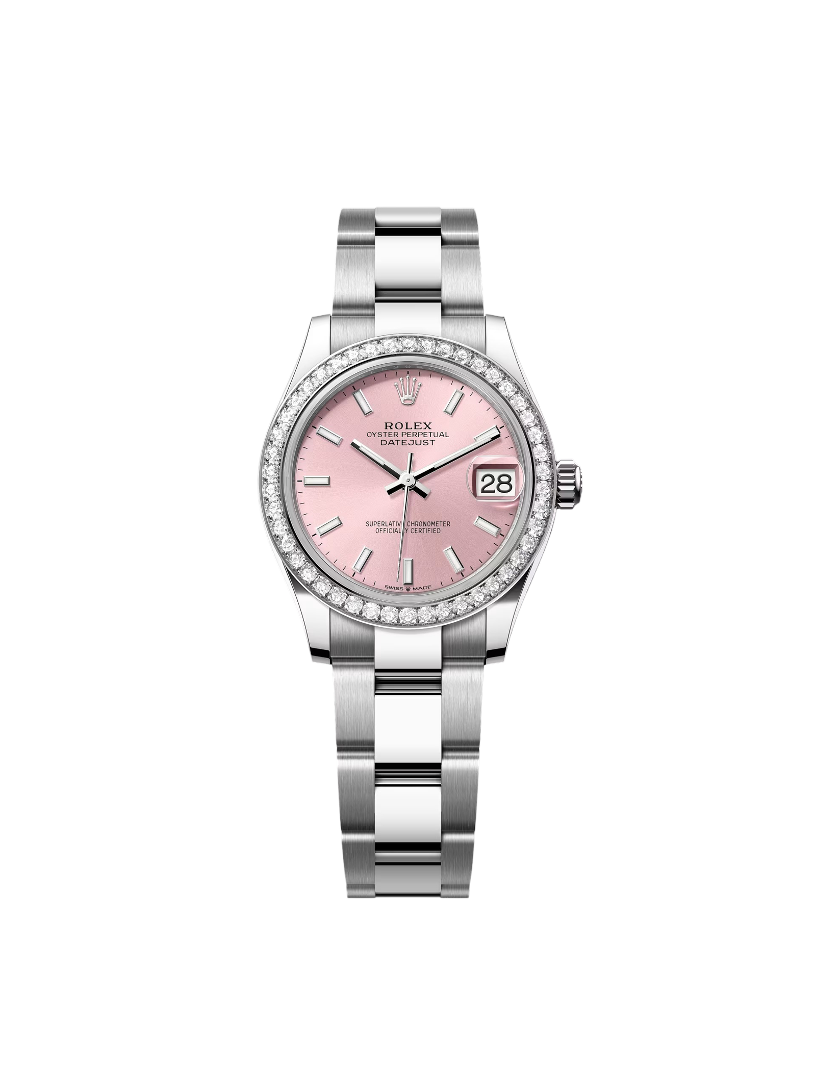 RLX Datejust m278384RBR-0017/0018 Pink 31mm Dial Oyster Watch - Image 2