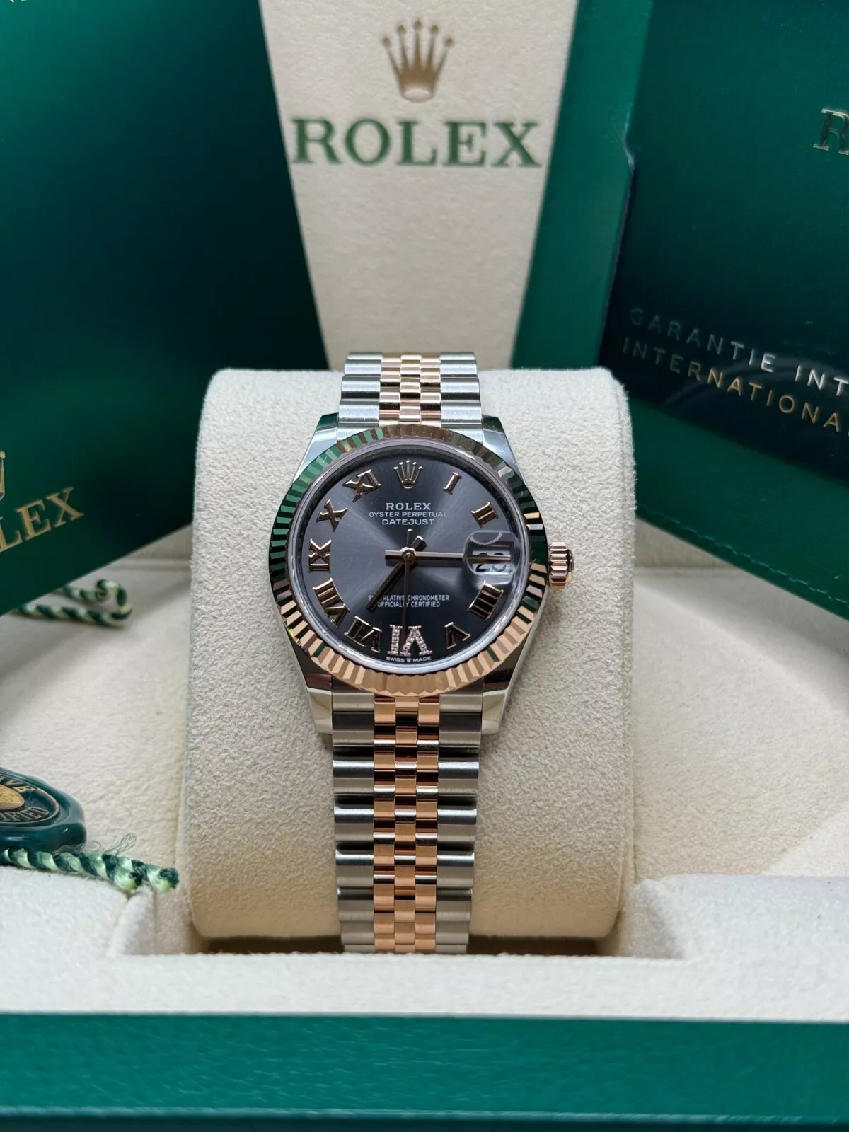 RLX Datejust m278271-0029/0030 Slate 31mm Dial Oyster Bracelet Watch - Image 10