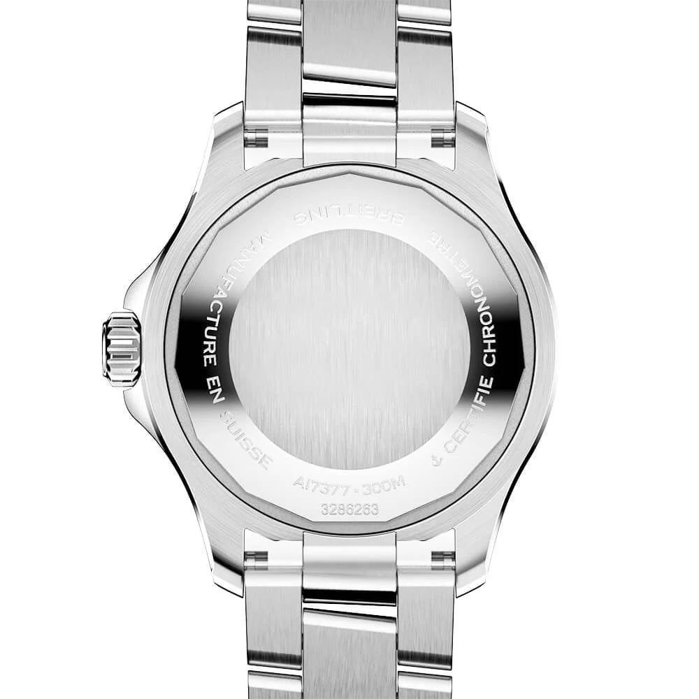 【Super Clone】BREITLINGSuperocean 36mm Orange Dial Ladies Automatic Bracelet Watch - Image 2