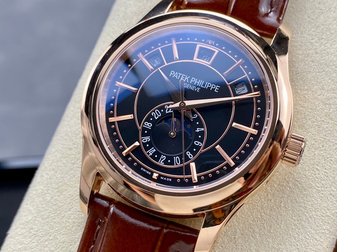 【Super Clone】Replica Patek Philippe Complications Rose Gold 5205R 011 40mm Mens Watch - Image 4