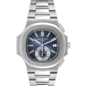 【Super Clone】Patek Philippe Nautilus Chronograph Stainless Steel Blue Dial 5980 1A 001