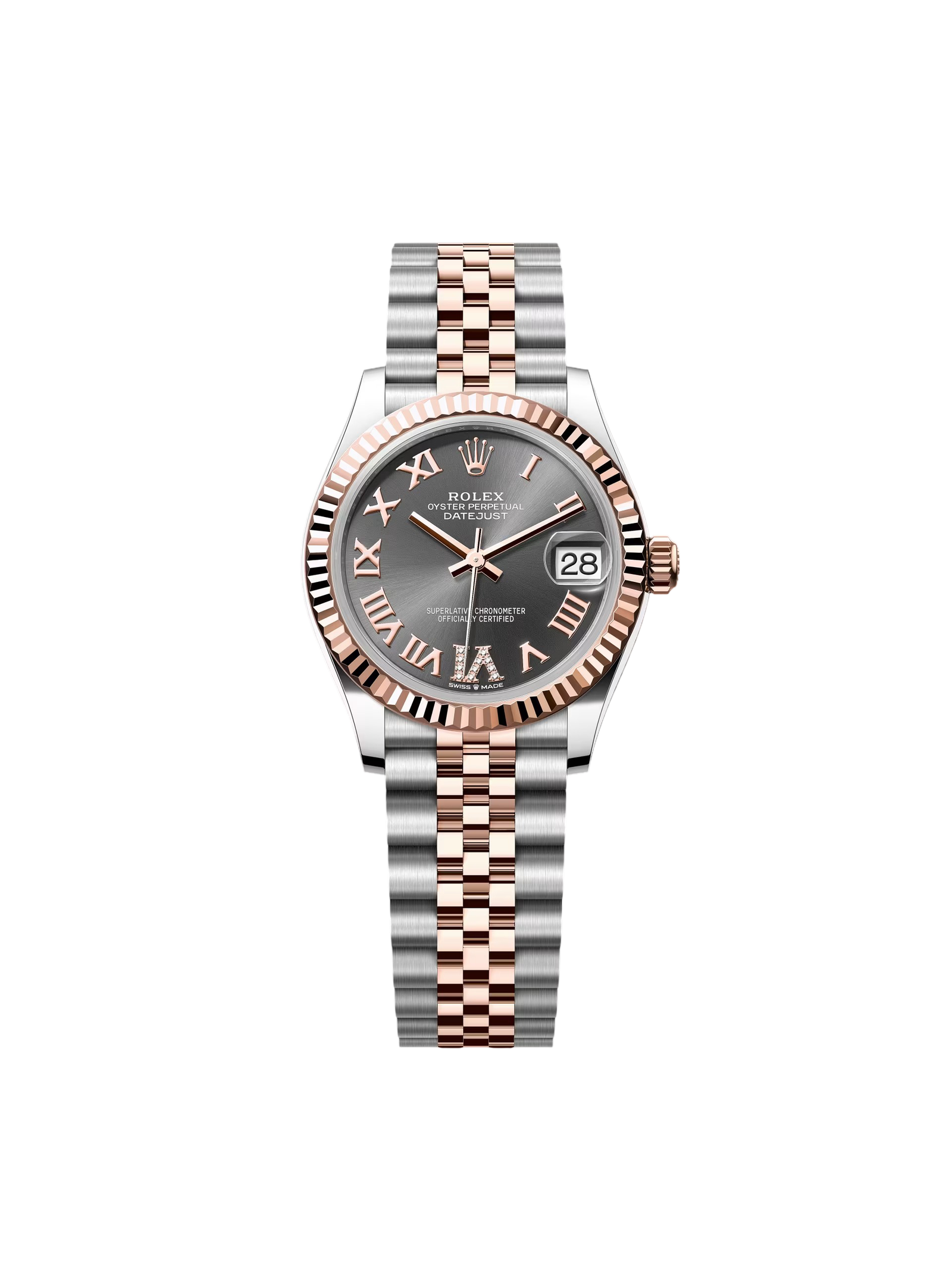 RLX Datejust m278271-0029/0030 Slate 31mm Dial Oyster Bracelet Watch - Image 2