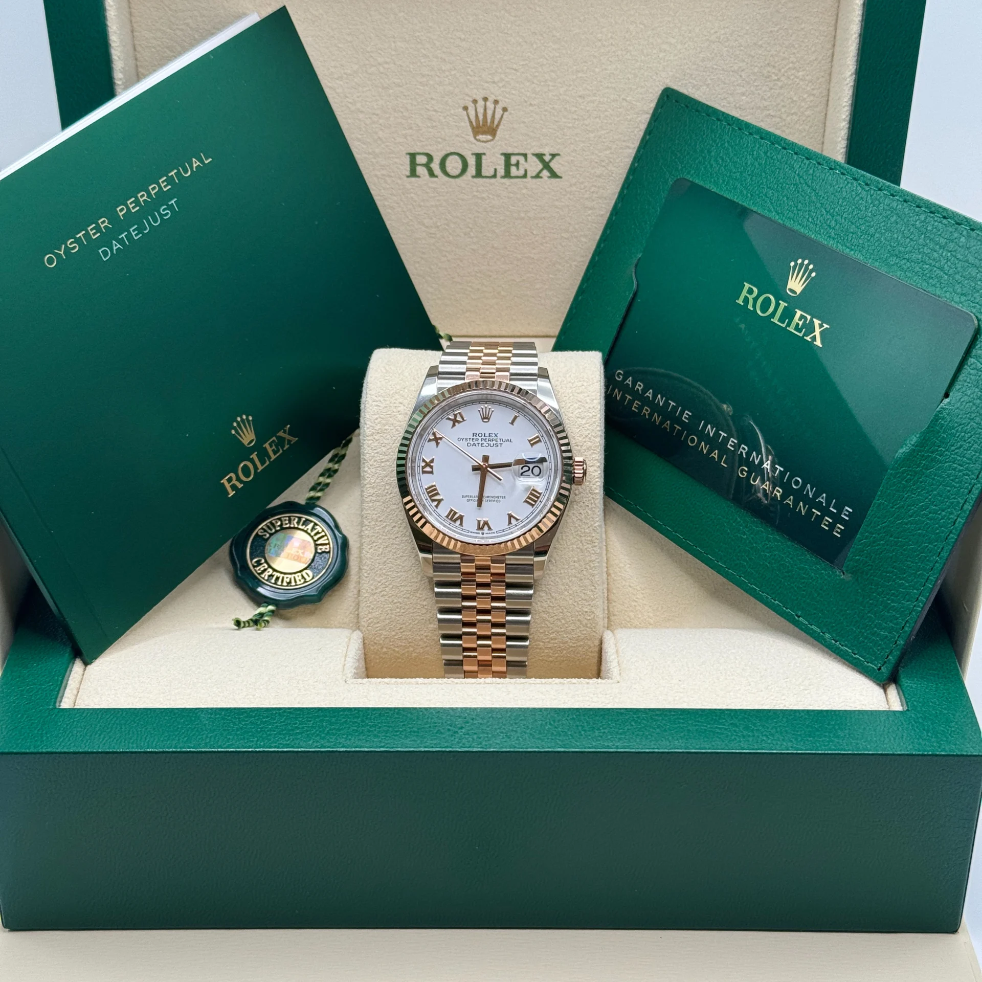 RLX Datejust 36mm 126231 White Dial Oyster Bracelet - Image 13