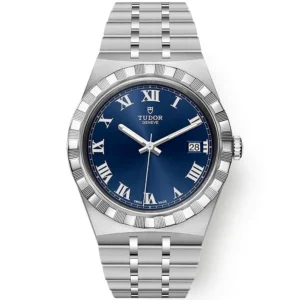 【Super Clone】TUDOR Royal 38mm Blue Roman Dial Automatic Bracelet Watch M28500-0005
