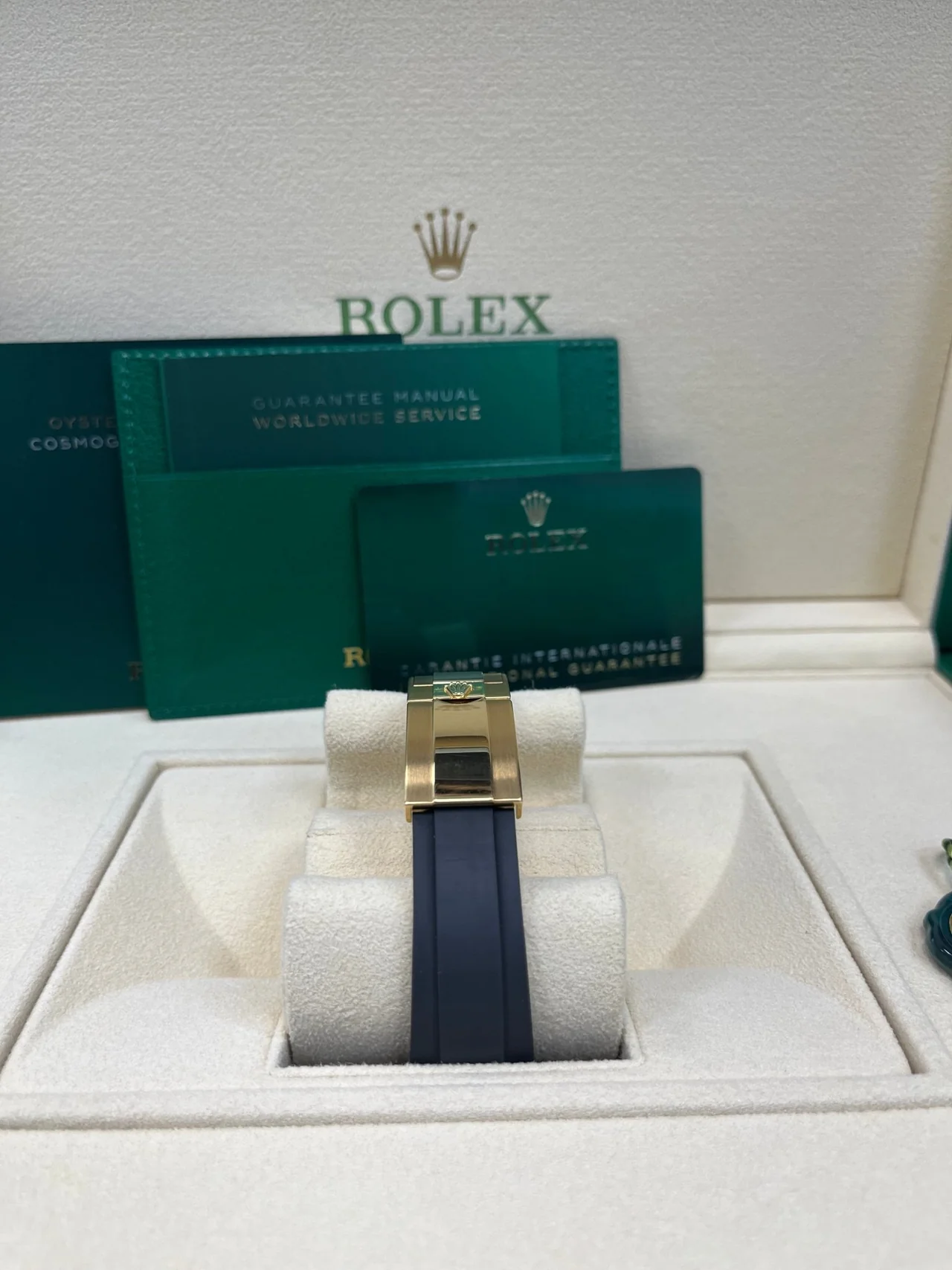 【Super Clone】Rolex Daytona Yellow Gold "Eye of the Tiger" /Oysterflex 116588TBR - Image 7