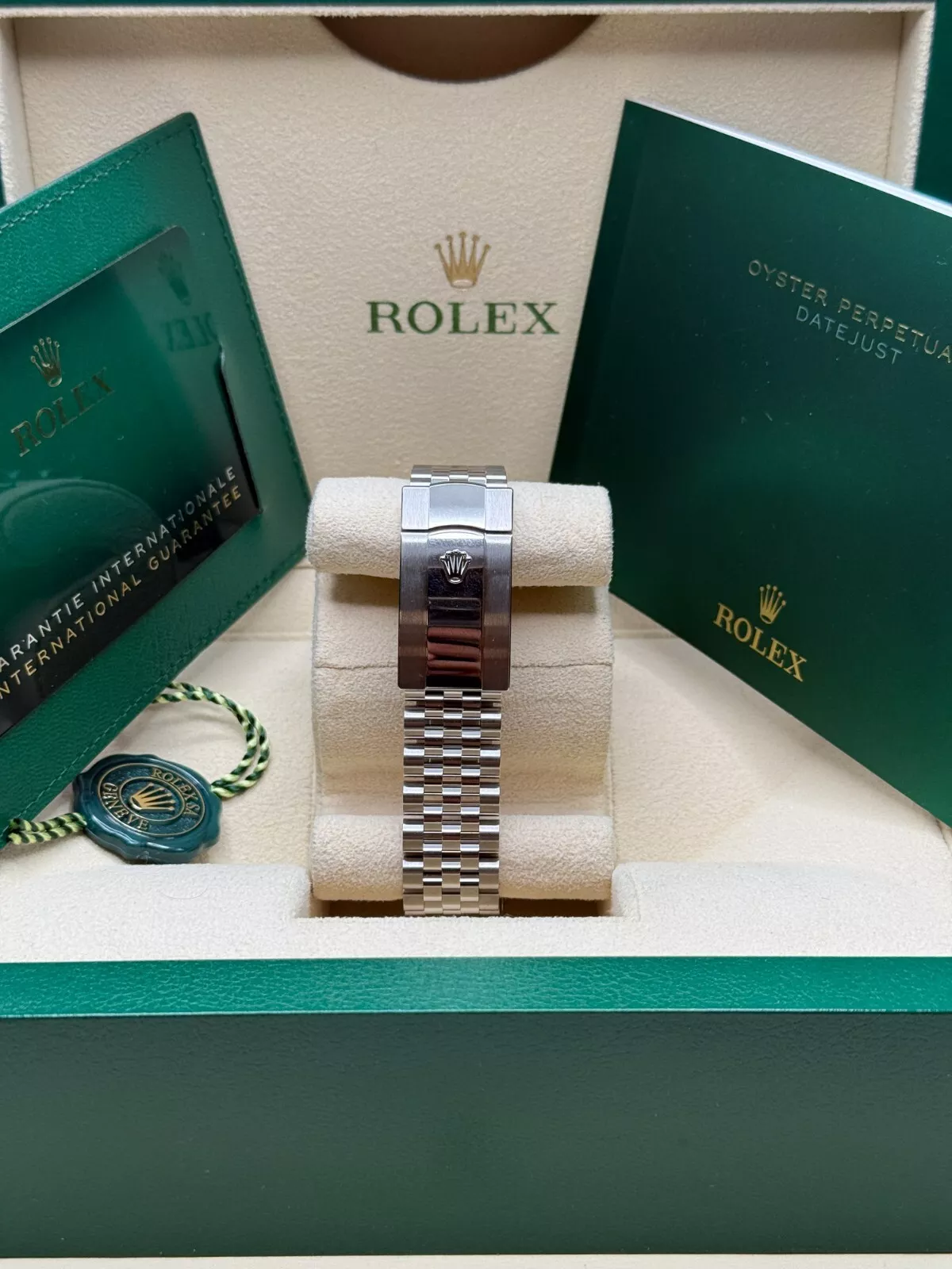 RLX Datejust 41mm White Index Oyster Stainless Steel Men’s Watch - 126334 - Image 6