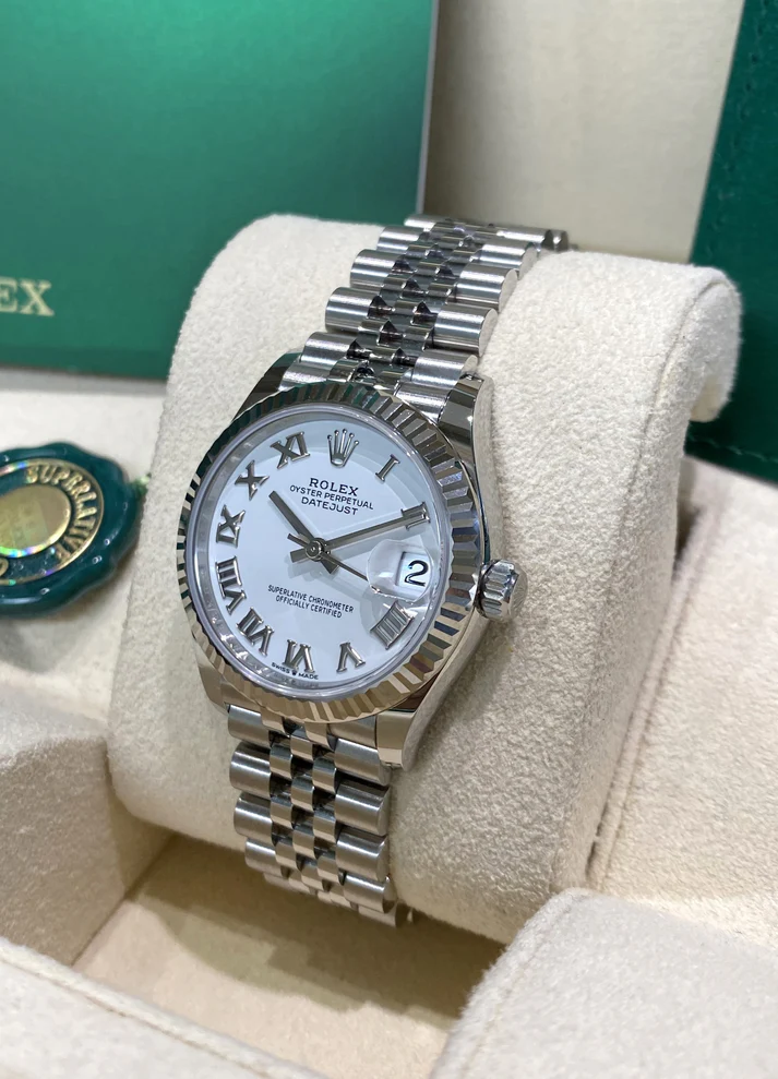 RLX Datejust m278274-0009/0010 White 31mm Dial Oyster Watch - Image 5