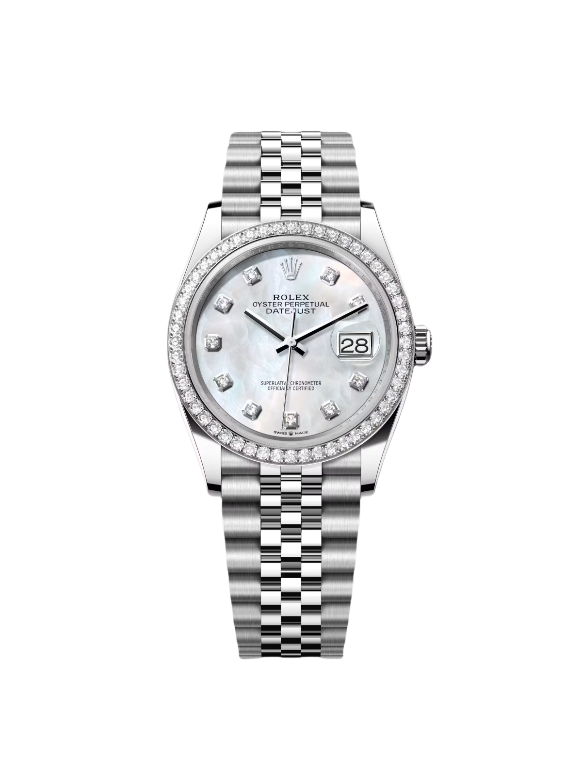 RLX Datejust 36mm 126284 Mother-of-Pearl Dial Oyster Bracelet - Image 2