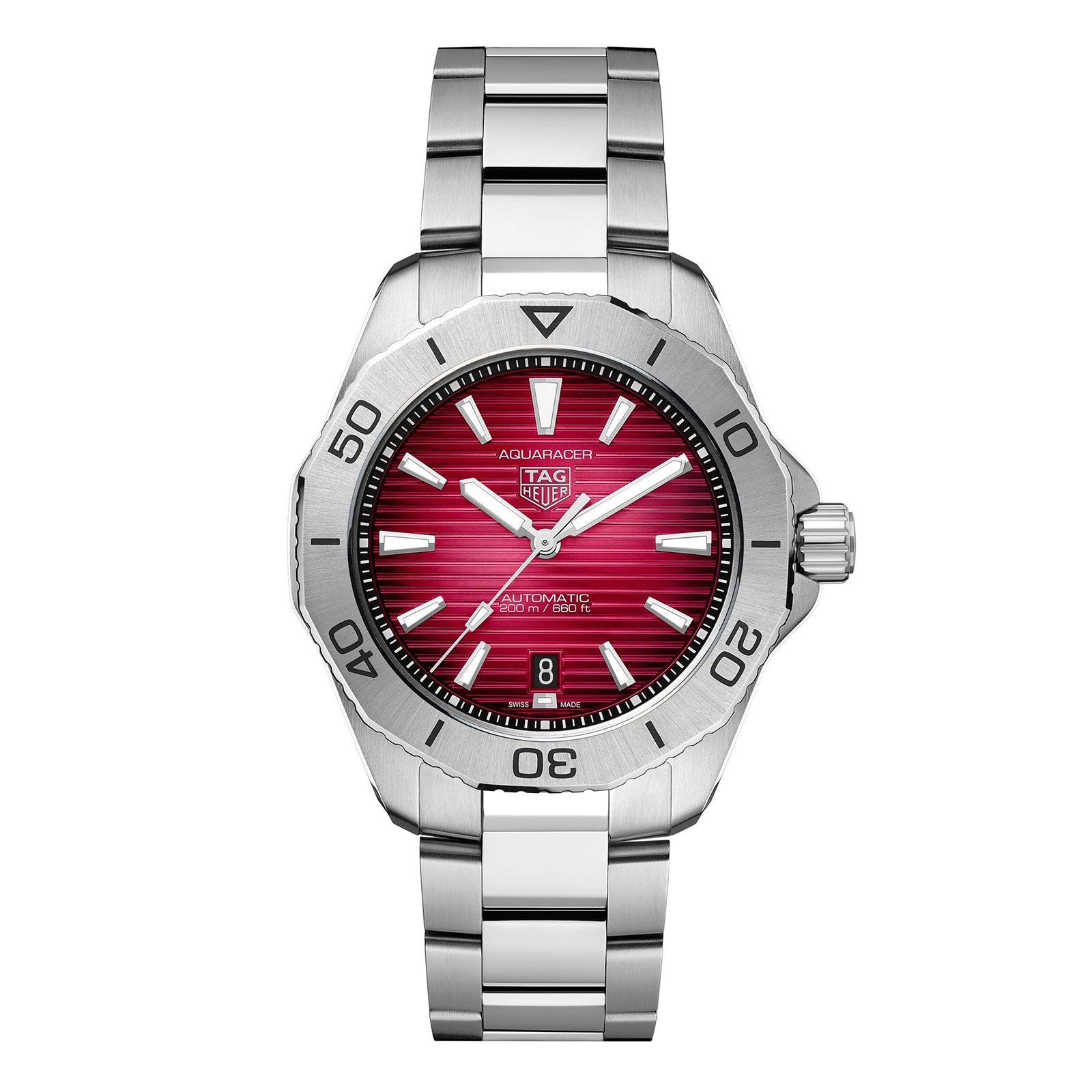 【Super Clone】TAG Heuer Aquaracer Professional 200 40mm Mens Watch Red WBP2114.BA0627
