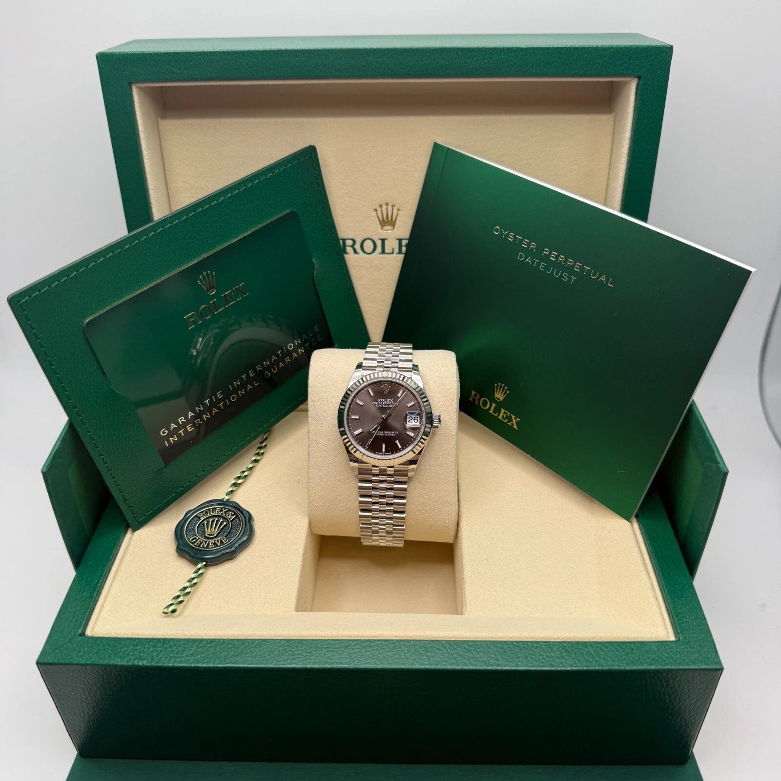 RLX Datejust m278274-0015/0016 Dark Grey Dial 31mm Oyster Bracelet - Image 11