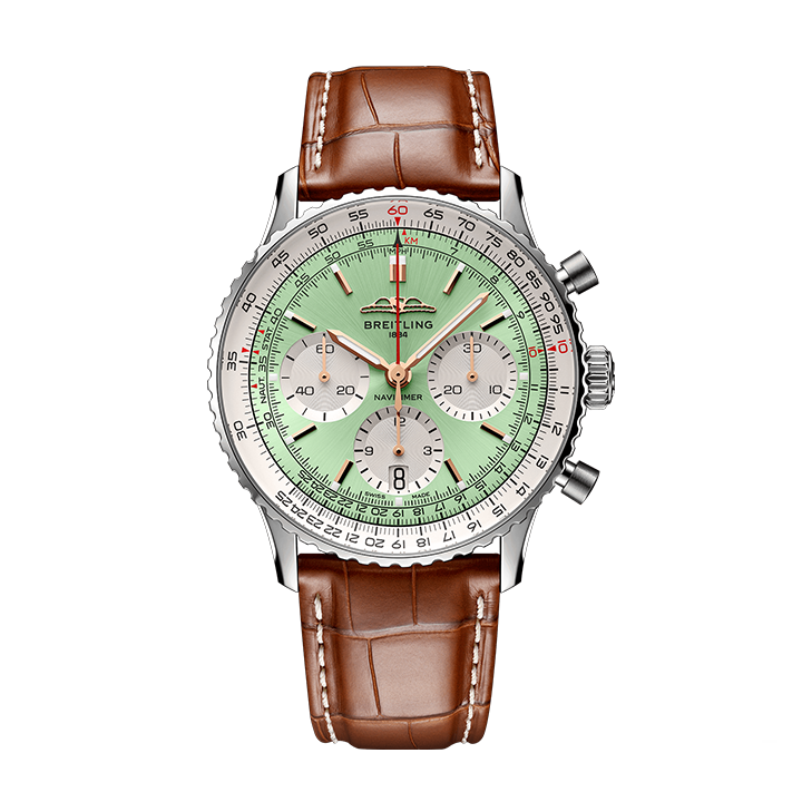 【Super Clone】Breitling AB0139211L1P1 Navitimer B01 Green Dial - Νew
