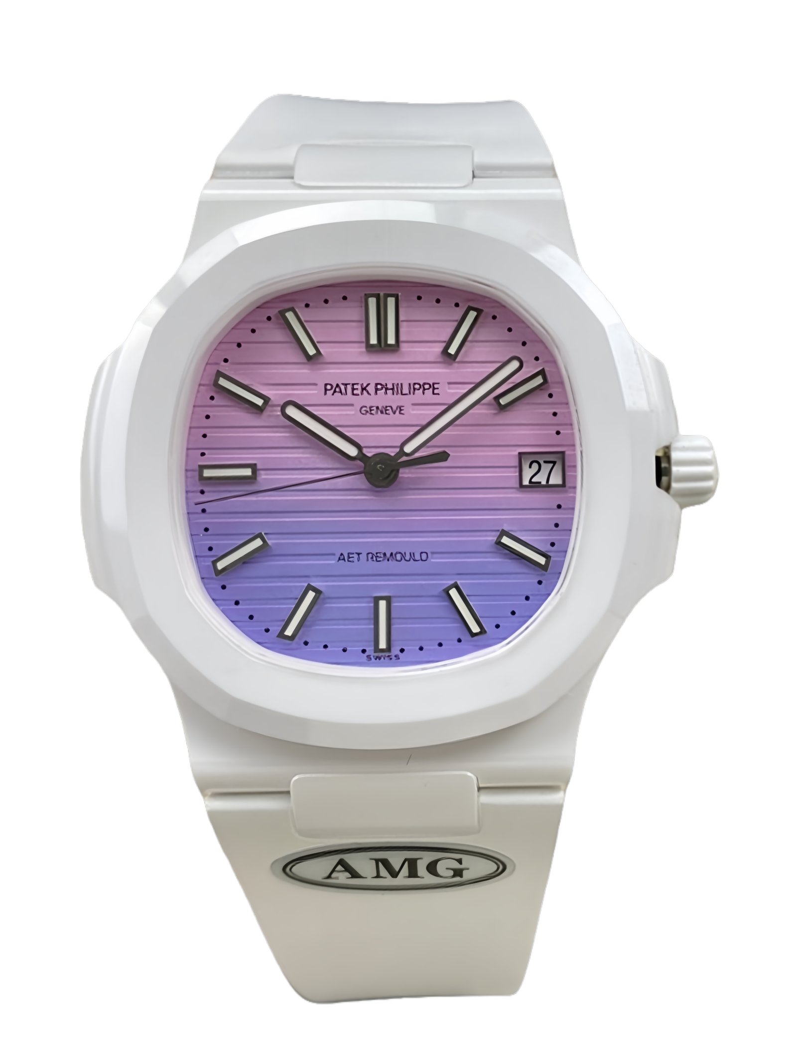 【Super Clone】Patek Philippe Nautilus Pink & Purple 5711 40MM Watch