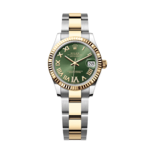 RLX Datejust m278273-0015/0016 31mm Olive Green Dial Stainless Steel and Yellow Gold Oyster Watch