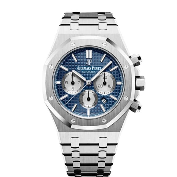 【Super Clone】Audemars Piguet Royal Oak Selfwinding Chronograph Blue Dial 41mm Stainless Steel Watch
