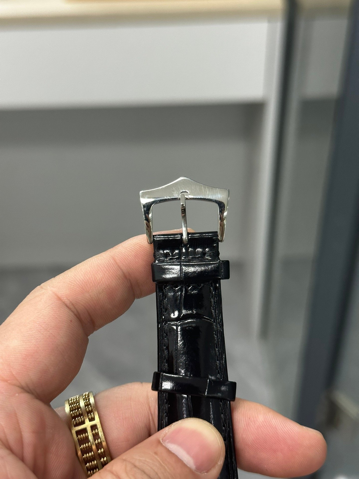 【Super Clone】Patek Philippe Calatrava Silver Dial 18 kt White Gold 5196G 001 - Image 10