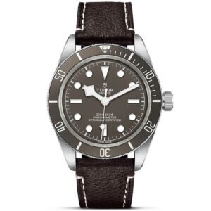 【Super Clone】TUDOR Black Bay 58 925 39mm Silver Case Taupe Dial Leather Strap Watch M79010SG-0001