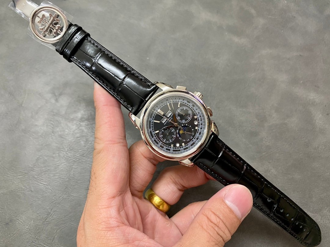 【Super Clone】Patek Philippe Perpetual Calendar Chronograph Grand Complications 5970P 001 - Image 11