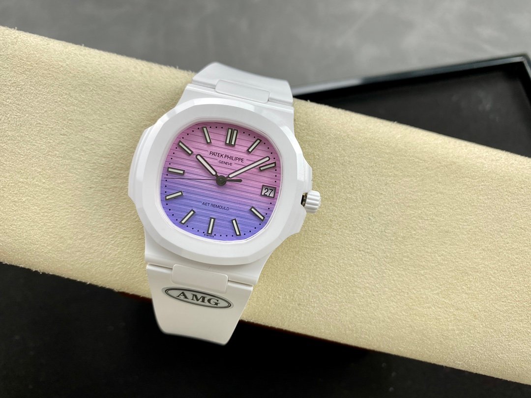 【Super Clone】Patek Philippe Nautilus Pink & Purple 5711 40MM Watch - Image 6