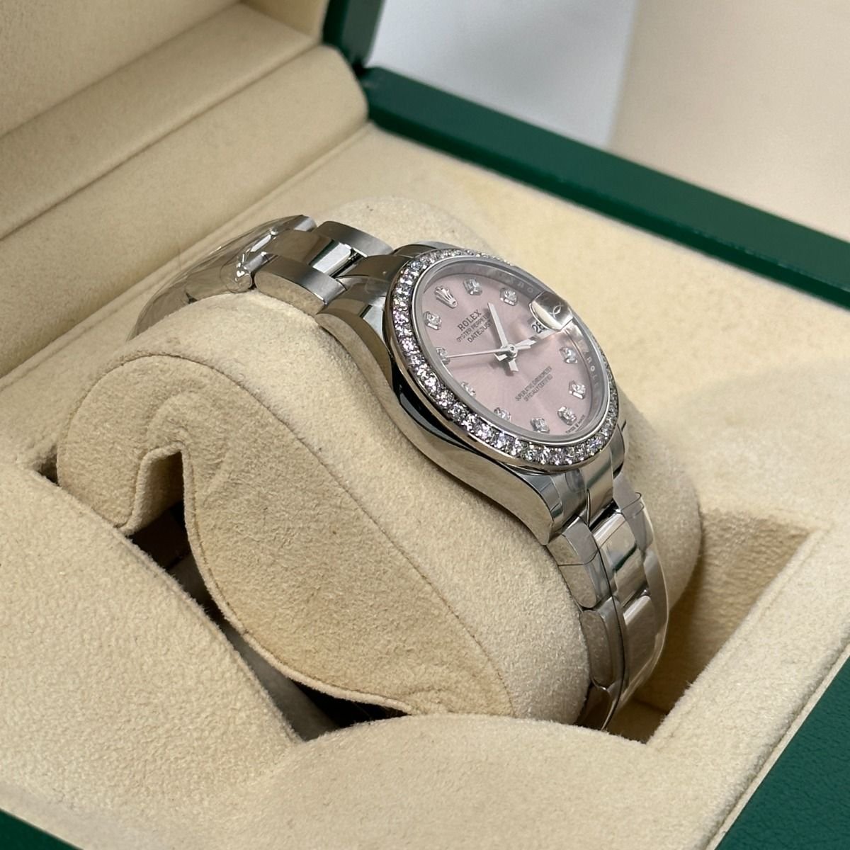 RLX Datejust m278384RBR-0035/0036 Pink 31mm Dial Oyster Watch - Image 13