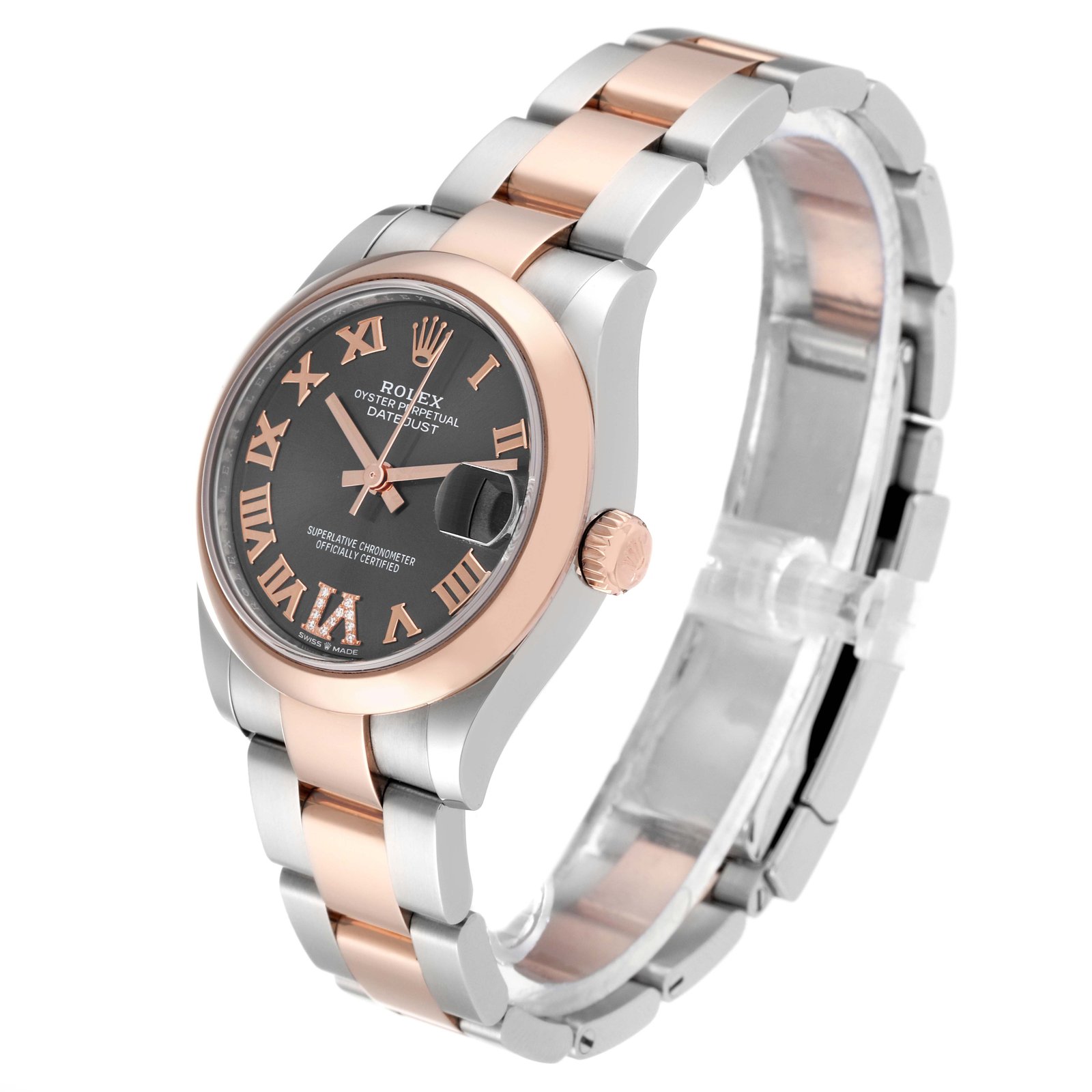 RLX Datejust m278241-0029/0030 Slate 31mm Dial Oyster Bracelet Watch - Image 5