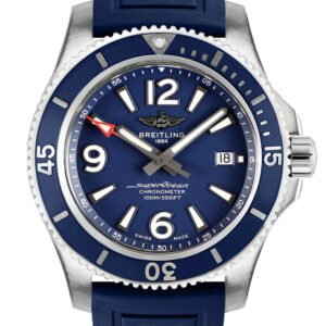 【Super Clone】Breitling Superocean 44 Blue Rubber A17367D81 C1S1