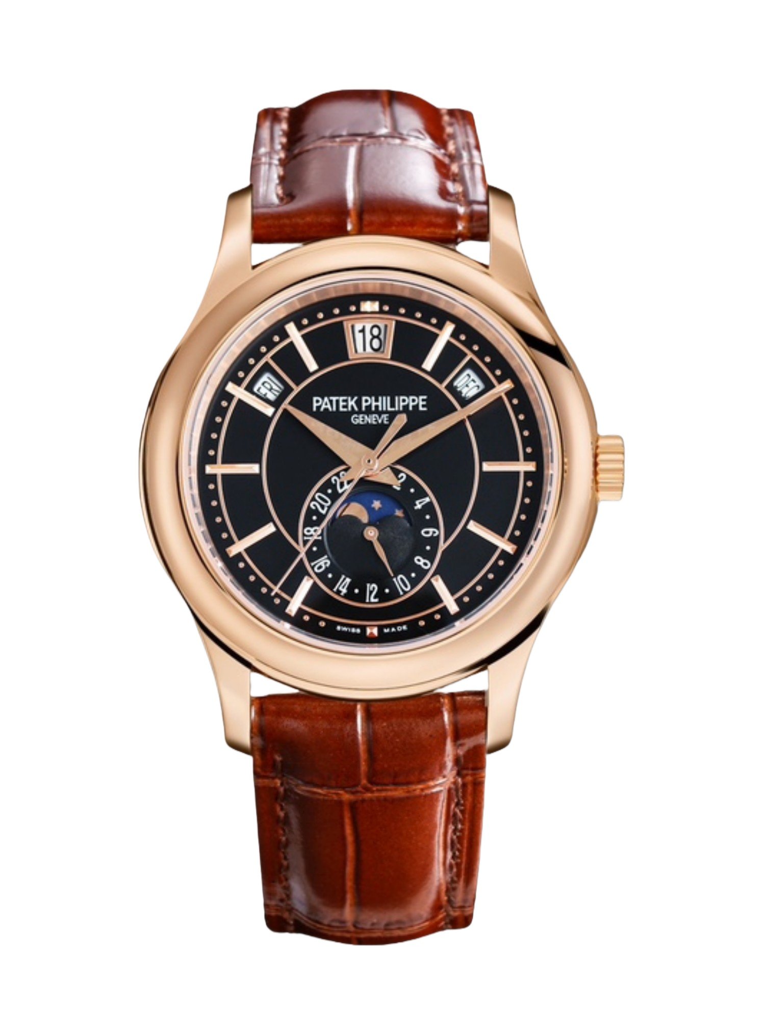 【Super Clone】Replica Patek Philippe Complications Rose Gold 5205R 011 40mm Mens Watch