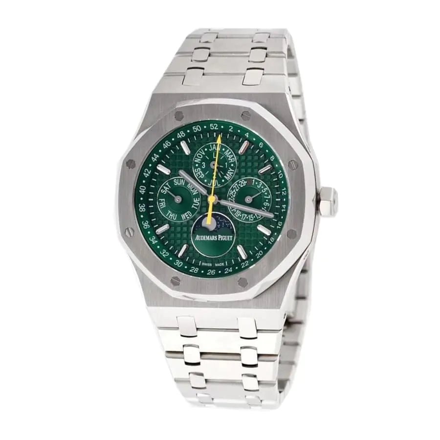 【Super Clone】Audemars piguet Royal Oak Perpetual Calendar Green Dial Watch 41MM - Image 2