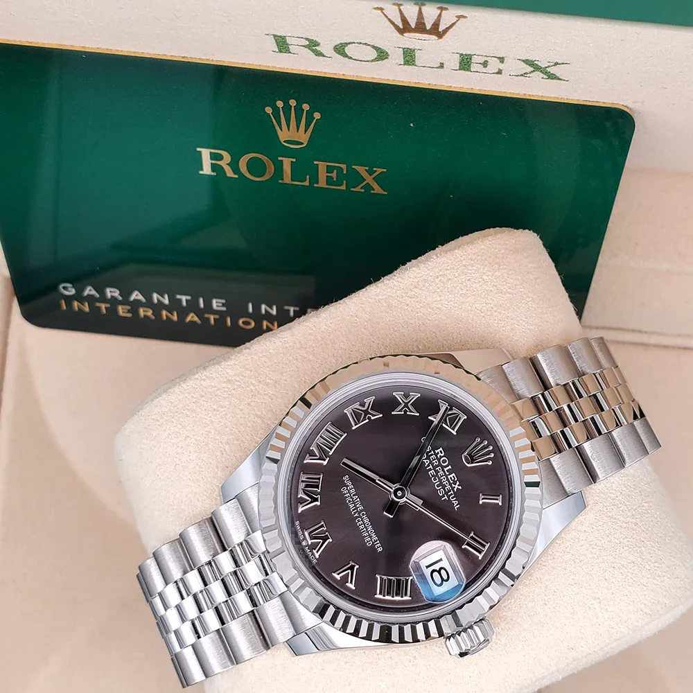 RLX Datejust m278274-0021/0022 Dark Grey Roman 31mm Dial Oyster Watch - Image 3
