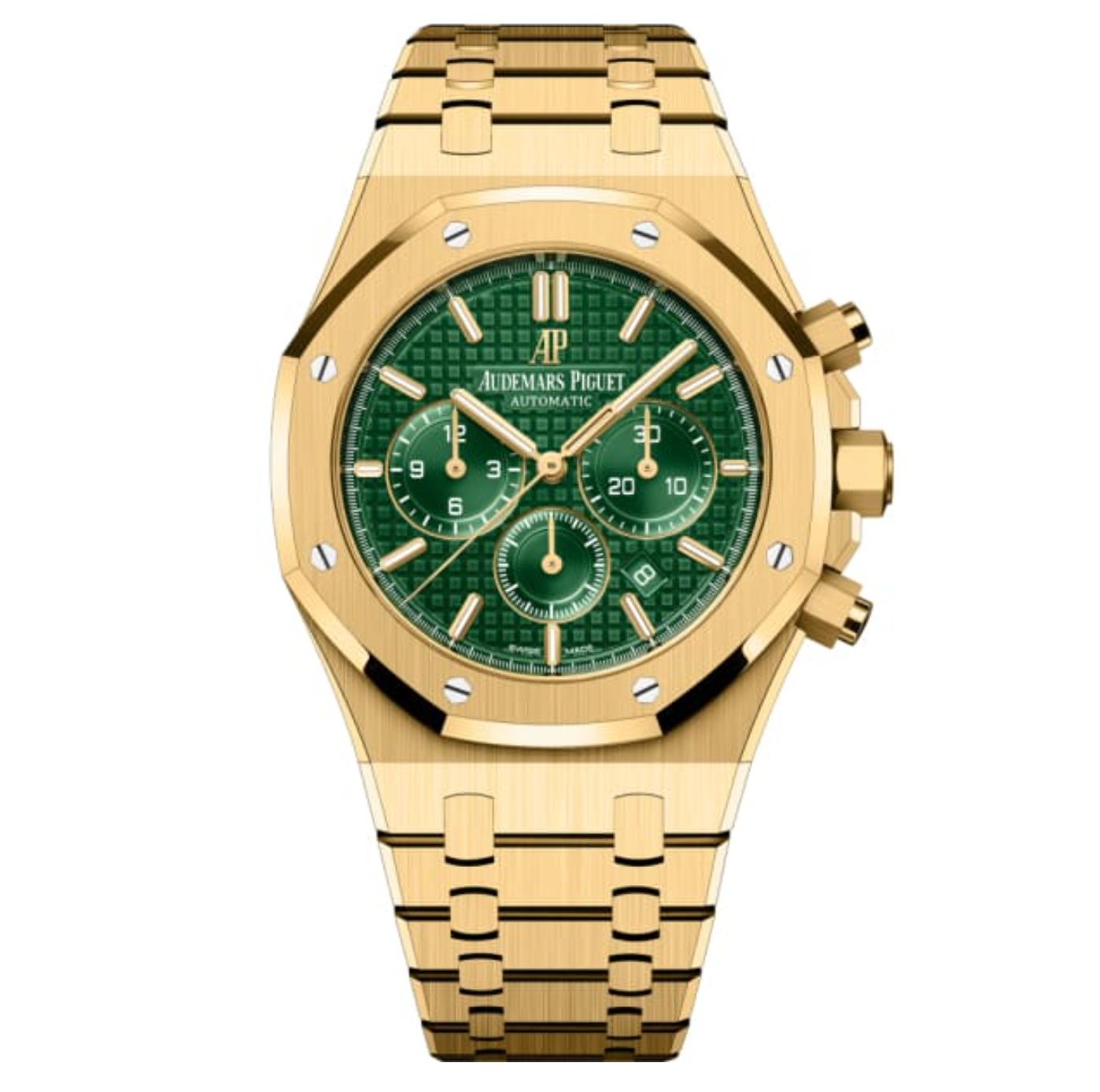 【Super Clone】Audemars Piguet Royal Oak Chronograph Green Dial Limited Edition 41mm