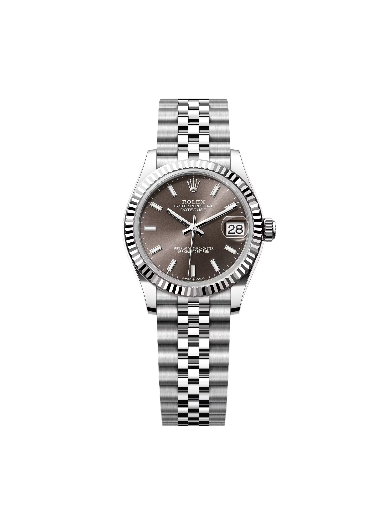 RLX Datejust m278274-0015/0016 Dark Grey Dial 31mm Oyster Bracelet