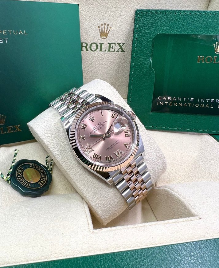 RLX Datejust 36mm 126231 Rose Dial Oyster Bracelet - Image 4
