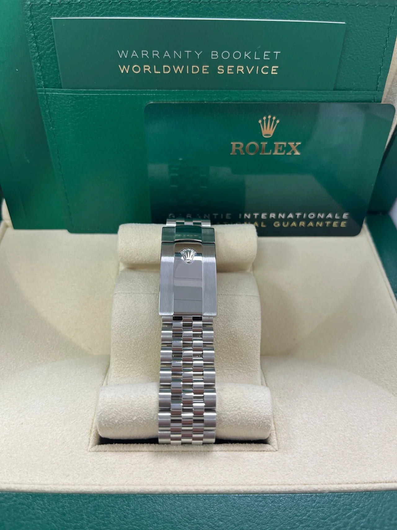 RLX Datejust 36mm 126284 Olive Green Dial Jubilee Bracelet - Image 6