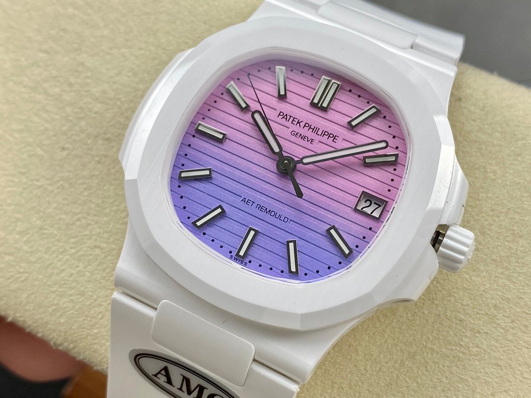 【Super Clone】Patek Philippe Nautilus Pink & Purple 5711 40MM Watch - Image 4