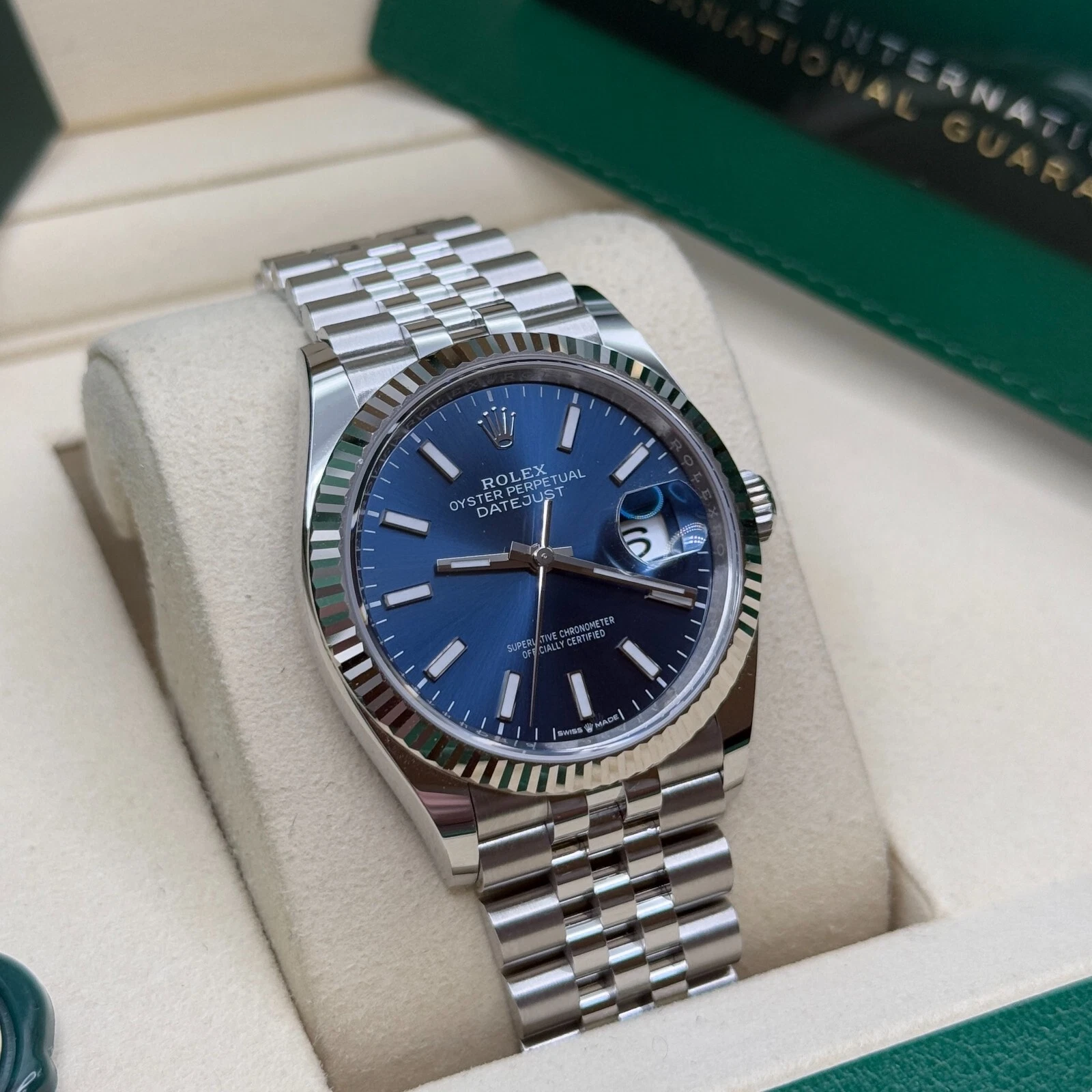 RLX Datejust 36mm 126234 Blue Index Dial 36mm Oyster Stainless Steel - Image 9