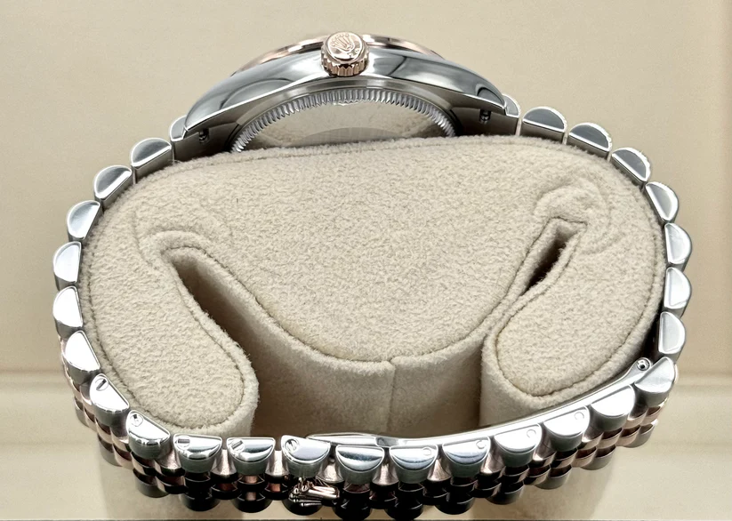 RLX Datejust m278381-0005/0006 Chocolate Roman Diamond 31mm Dial Diamond-Set Bezel and Oyster Bracelet Watch - Image 11