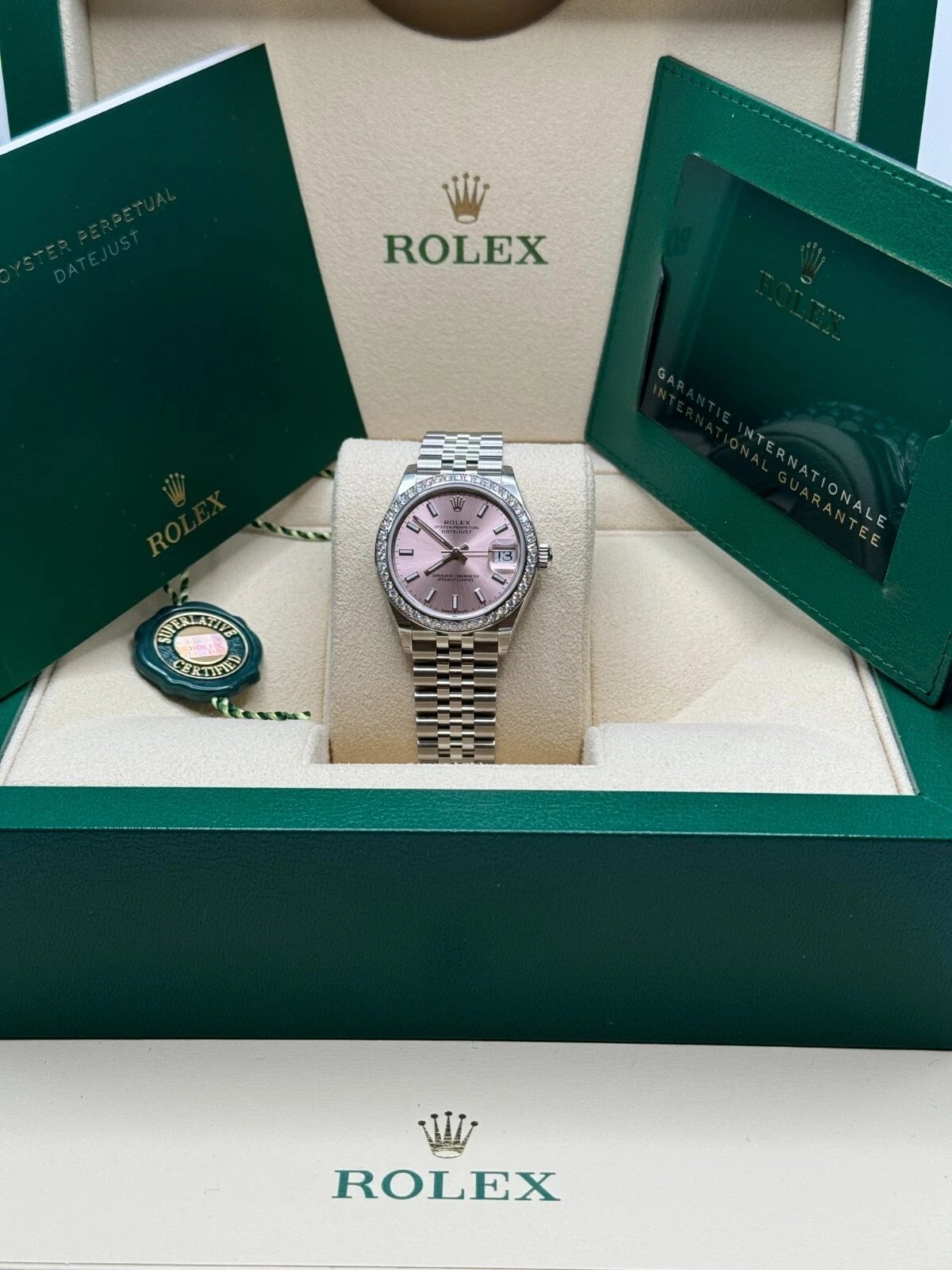 RLX Datejust m278384RBR-0017/0018 Pink 31mm Dial Oyster Watch - Image 11